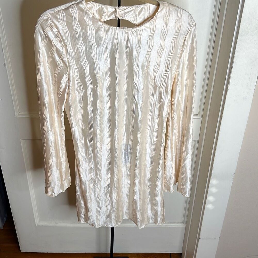Princess Polly VENAYA MINI DRESS CHAMPAGNE Size 8 New